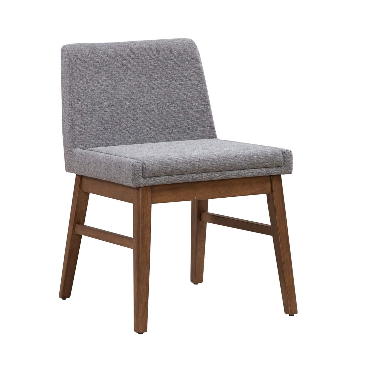 Space Savers - Upholstered Side Chair - Walnut
