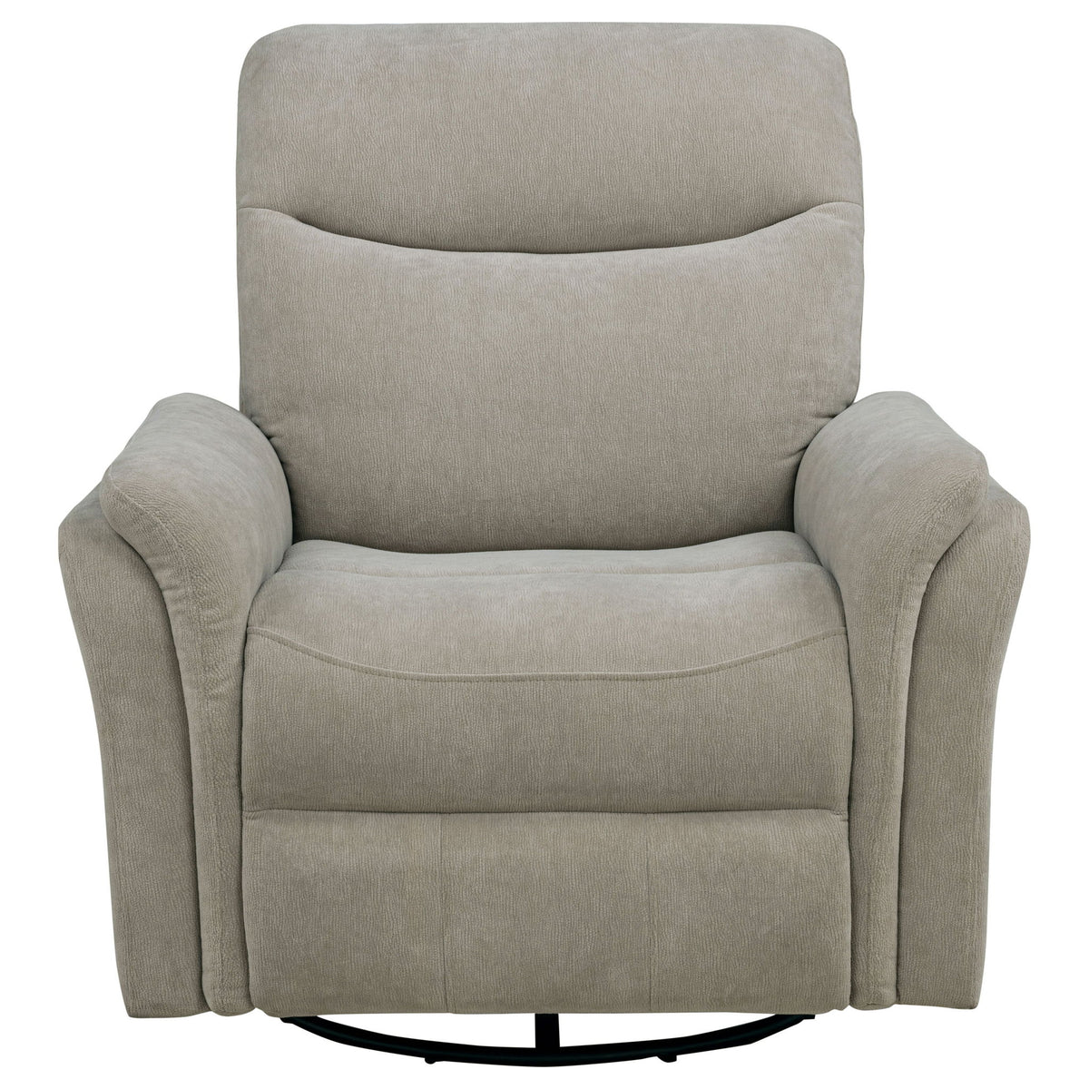 Adler Upholstered Power Swivel Glider Recliner Ivory