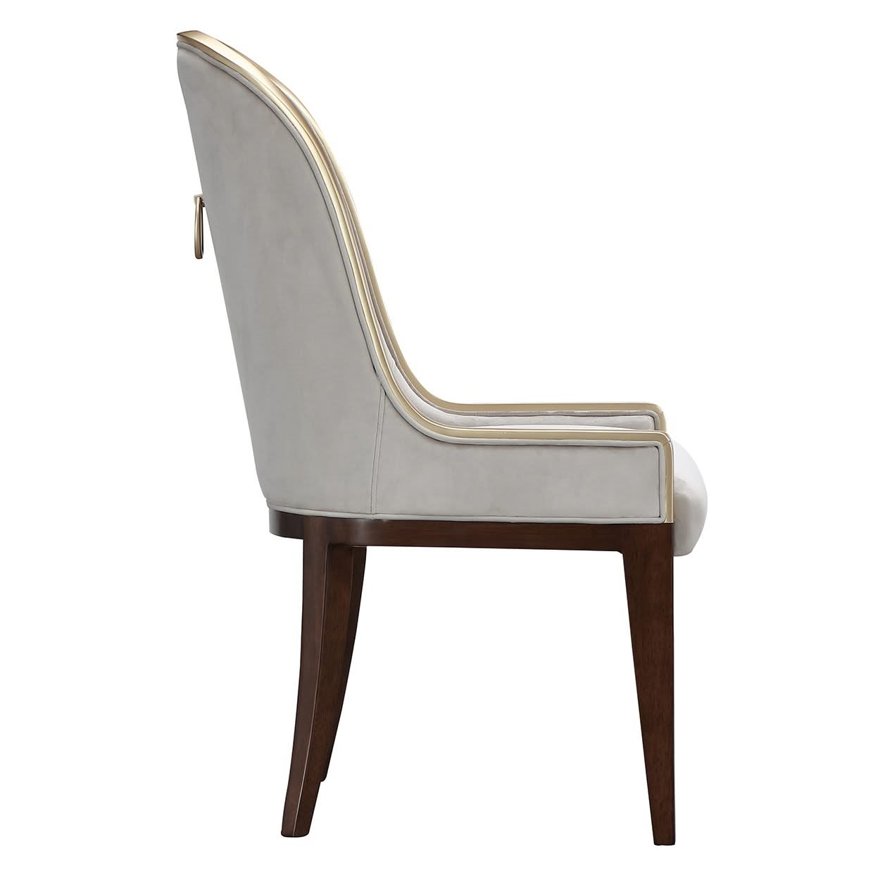 Houston - Dining Side Chair (Set of 2) - Porcini / Walnut