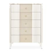 La Marisia - 5-Drawer Chest - Creamy Pearl