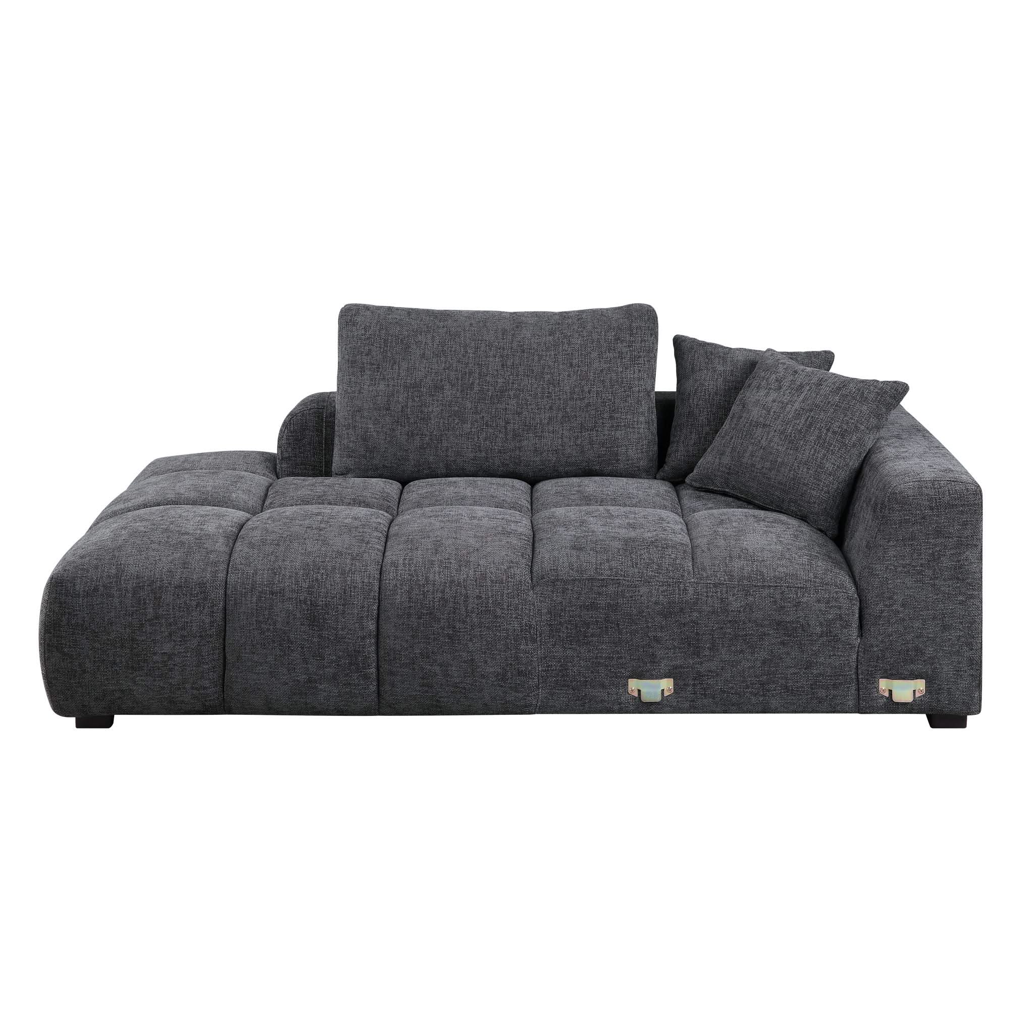 Chosen - Sectional Sofa With Toss Pillows And Chaise