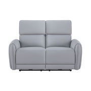 Jeromie - Power Motion Loveseat With USB Port - Gray
