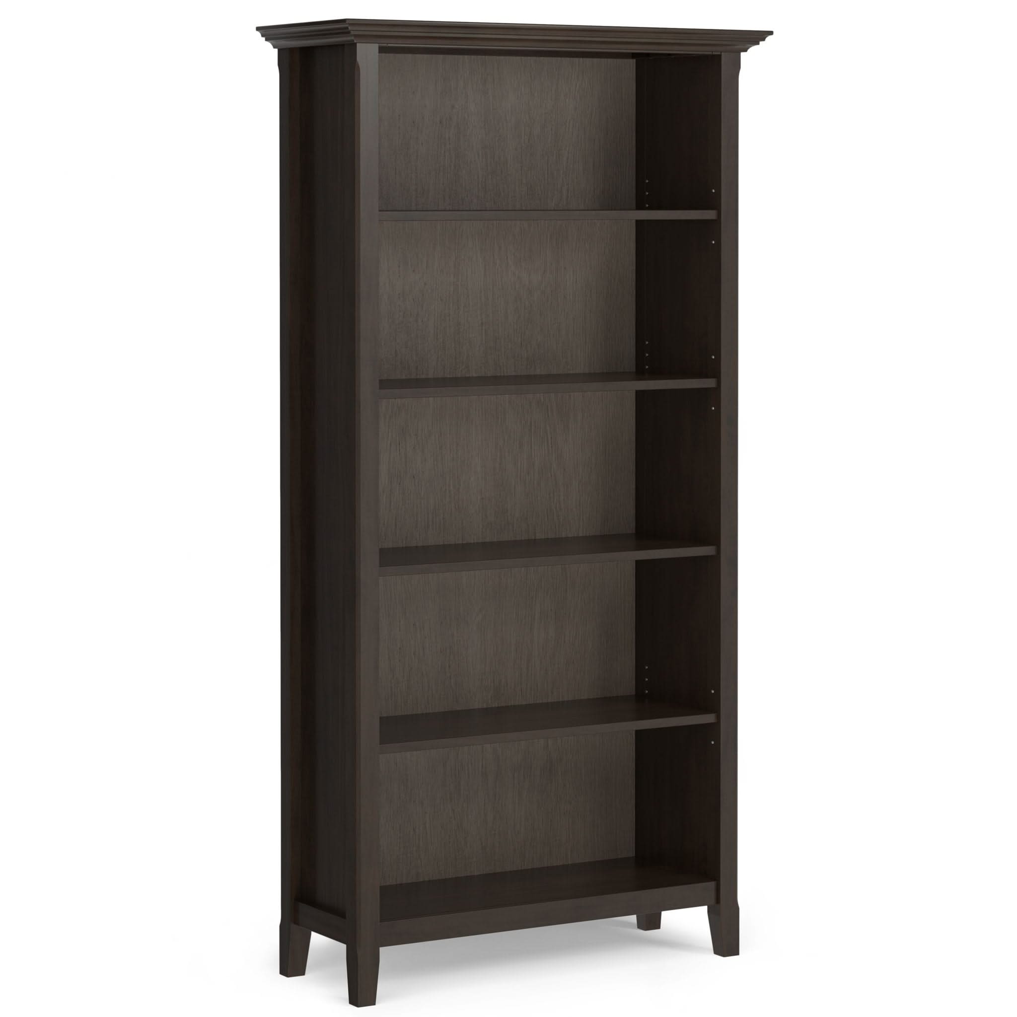 Amherst - 5 Shelf Bookcase - Brown
