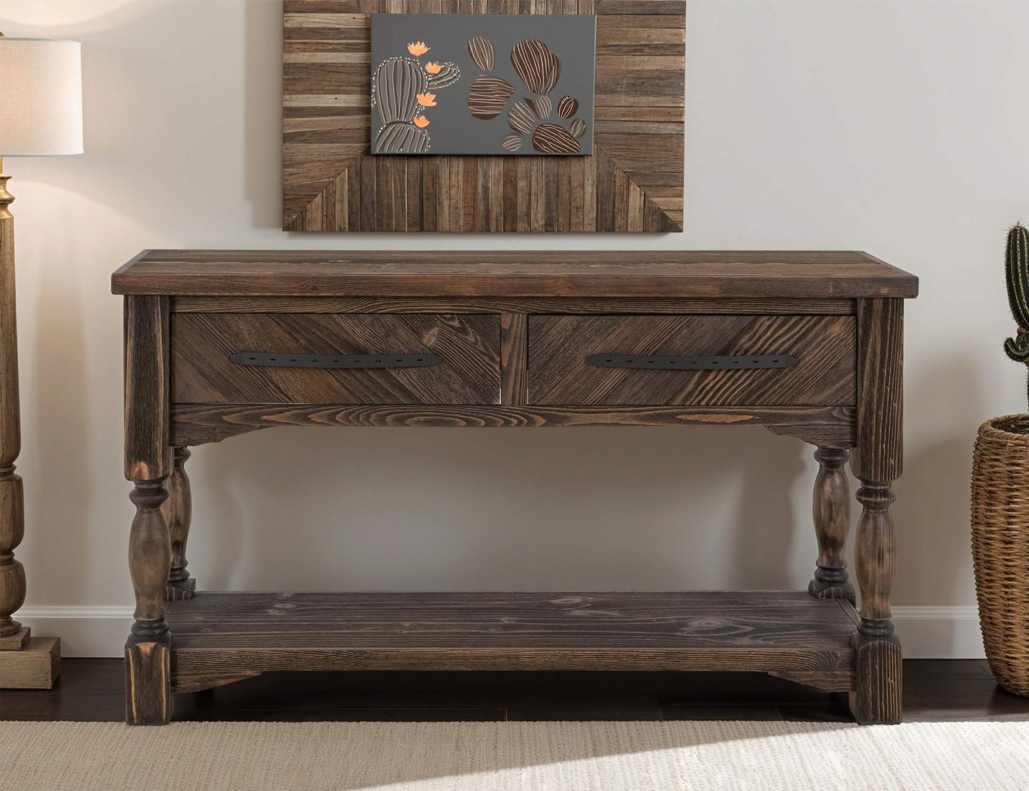 Dutton - Console / Sofa Table - Caramel Brown