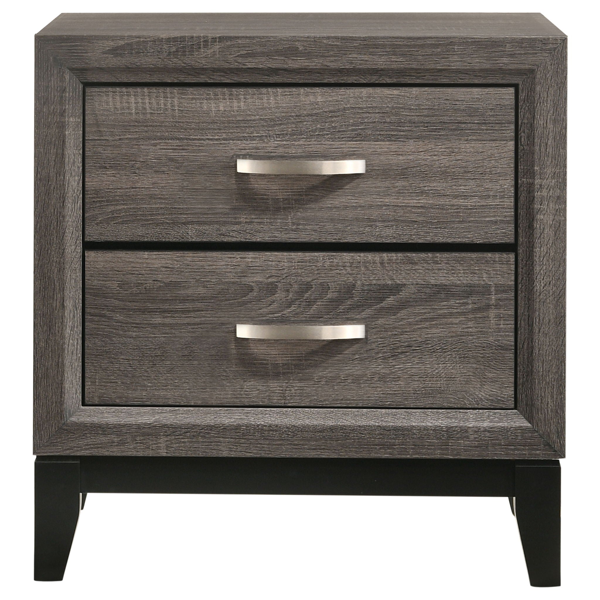 Watson Four-piece Eastern King Bedroom Set Grey Oak