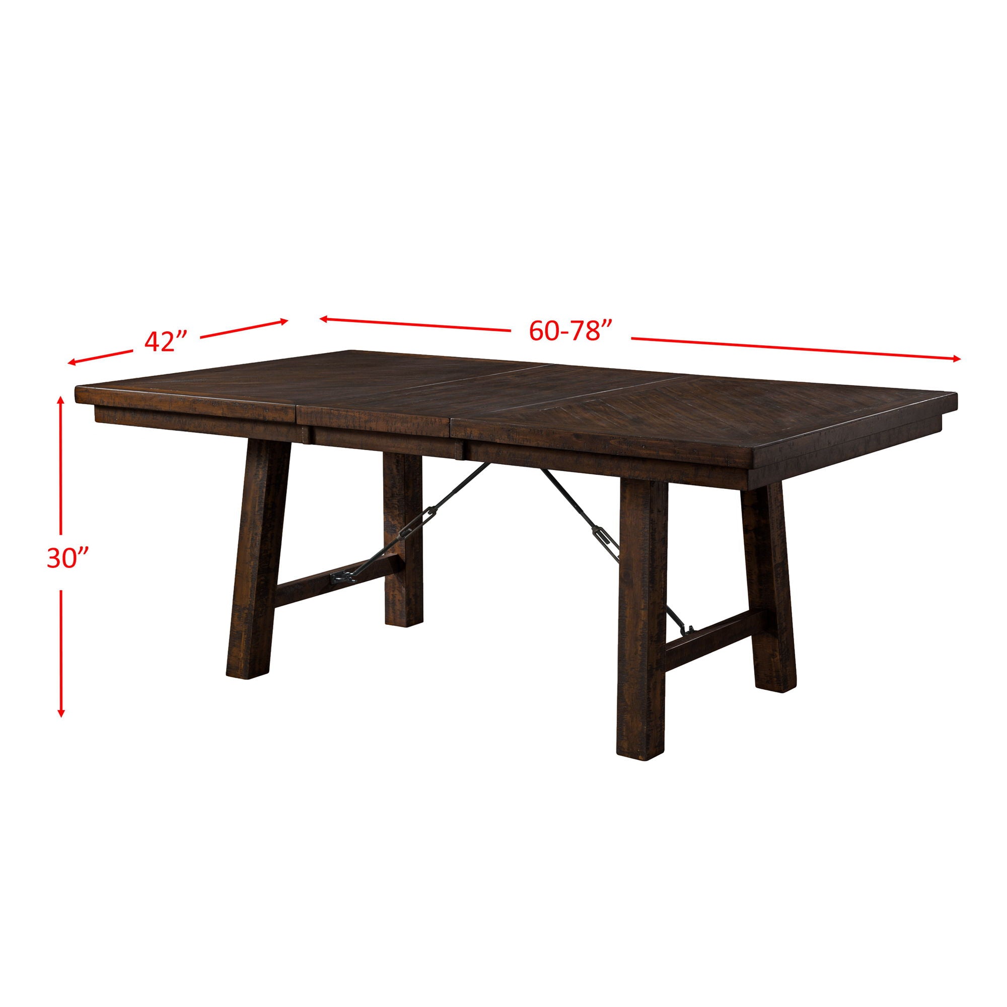 Jax - Dining Table - Dark Walnut