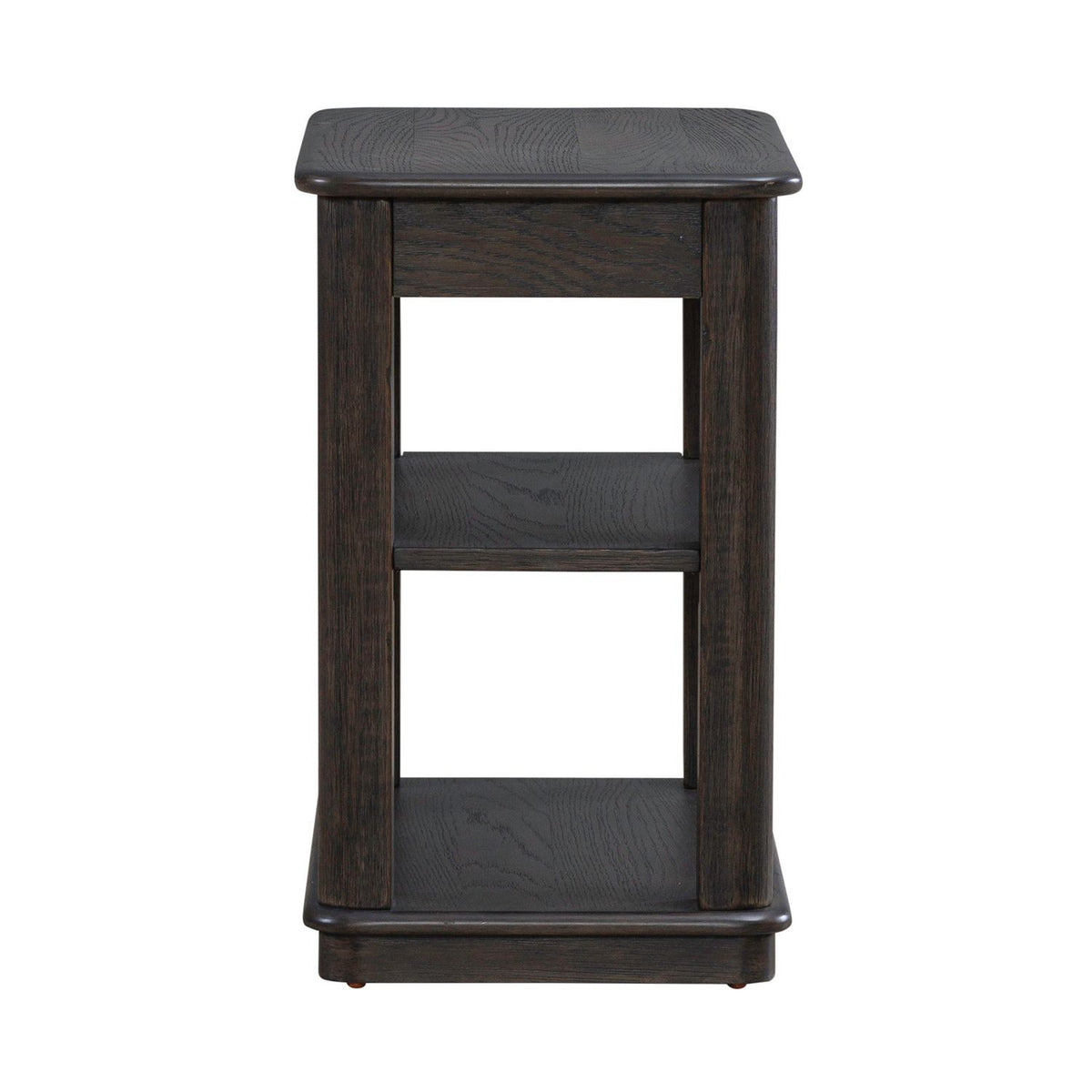 Wallace - Chair Side Table - Aged Oak