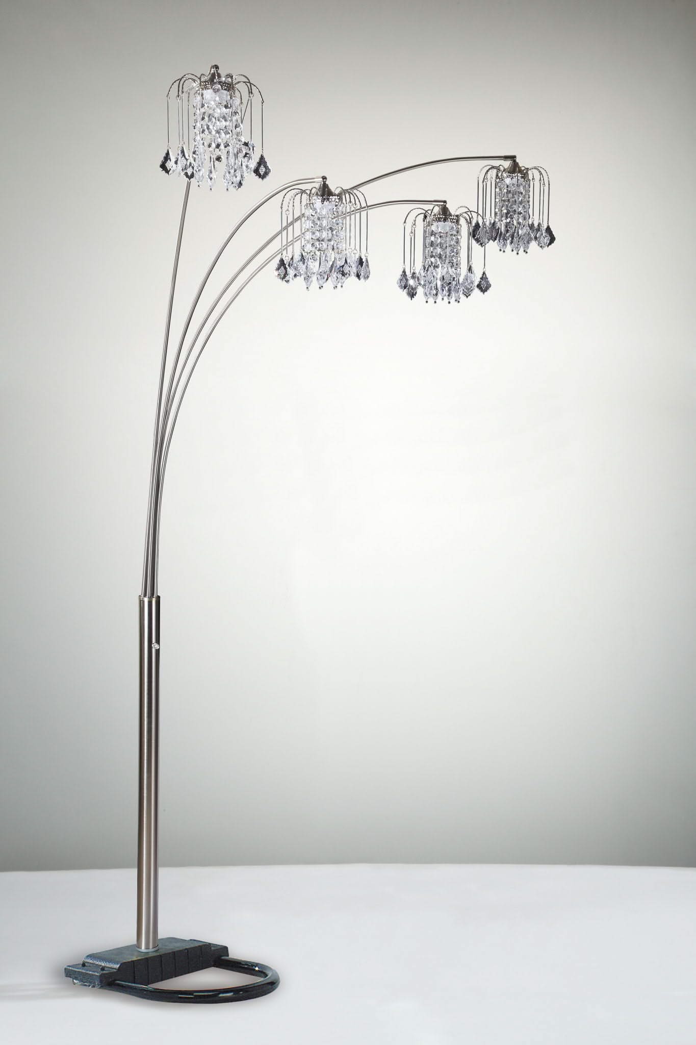Rain Drop - Arc Lamp - Pewter