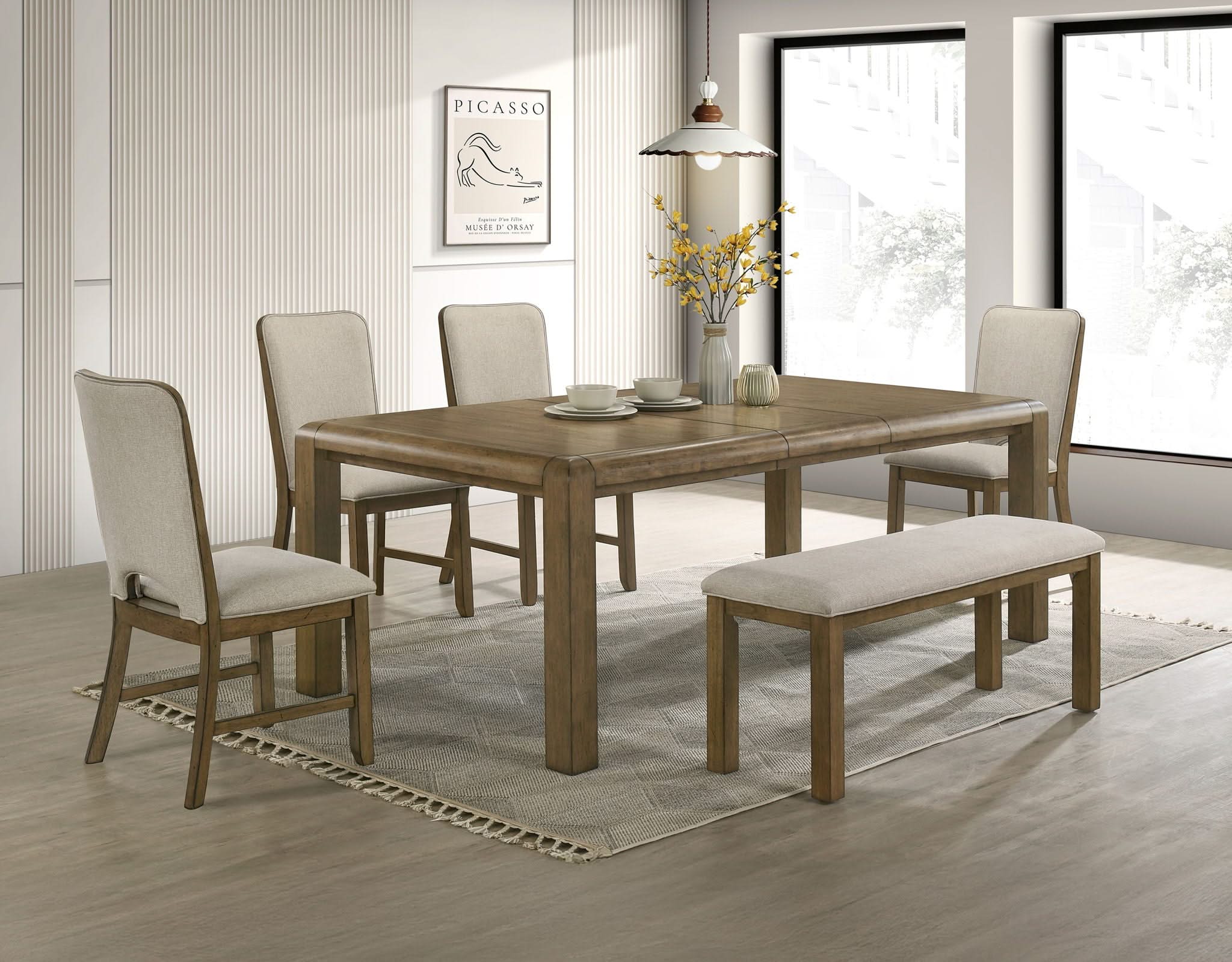 Cockrell - Bench - Light Brown / Beige
