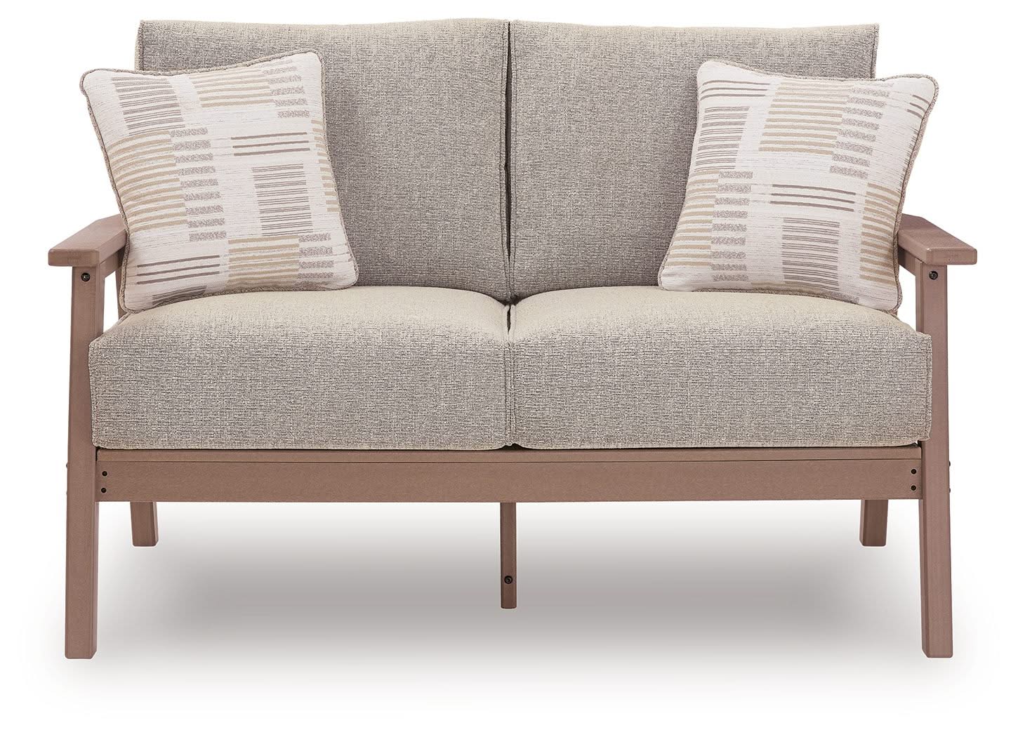 Grover Beach - Loveseat With Cushion - Driftwood