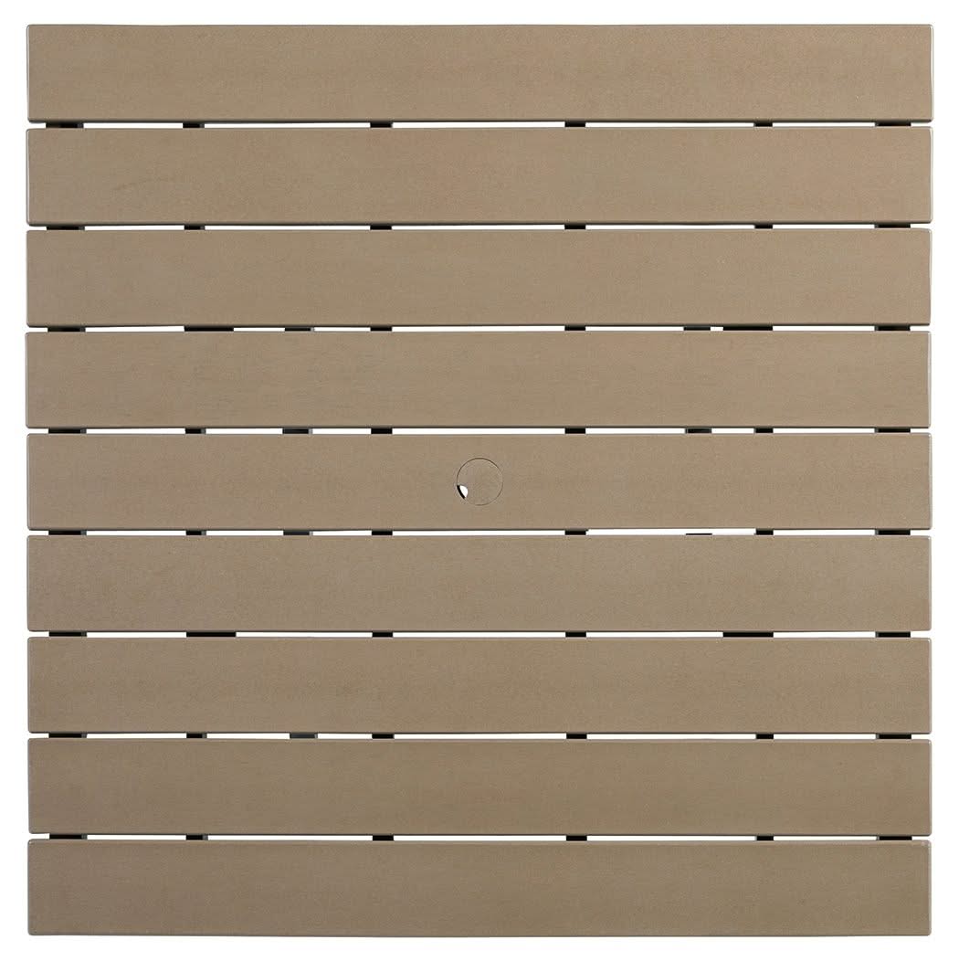 Fairen Trail - Square Counter TBL w/Umb OPT - Black / Driftwood