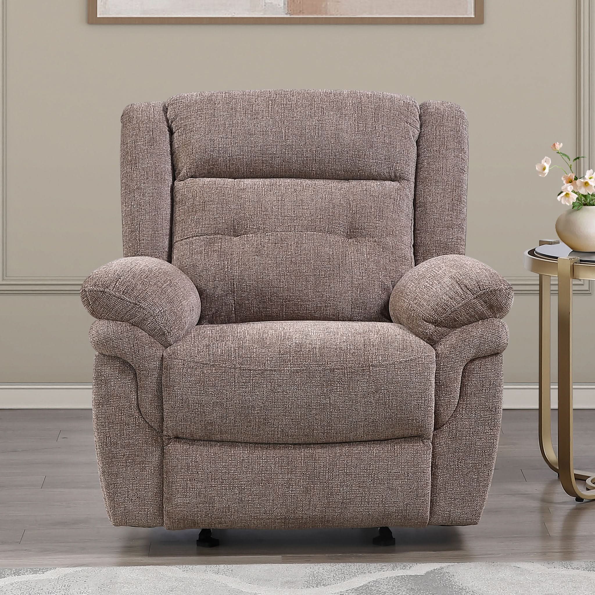 Sydney - Manual Recliner - Brown