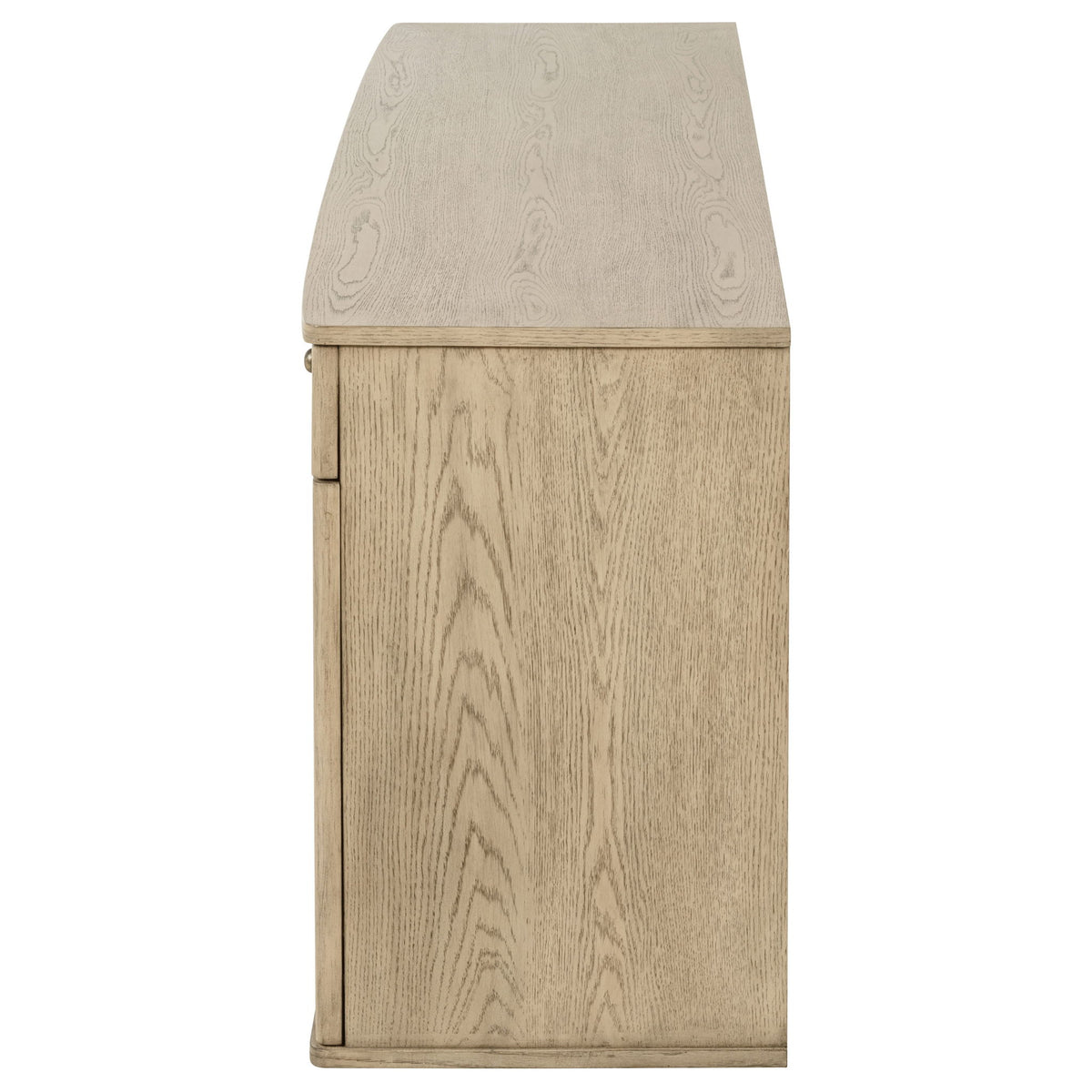 Kailani 4-door Cane Sideboard Buffet Cabinet Beige Oak