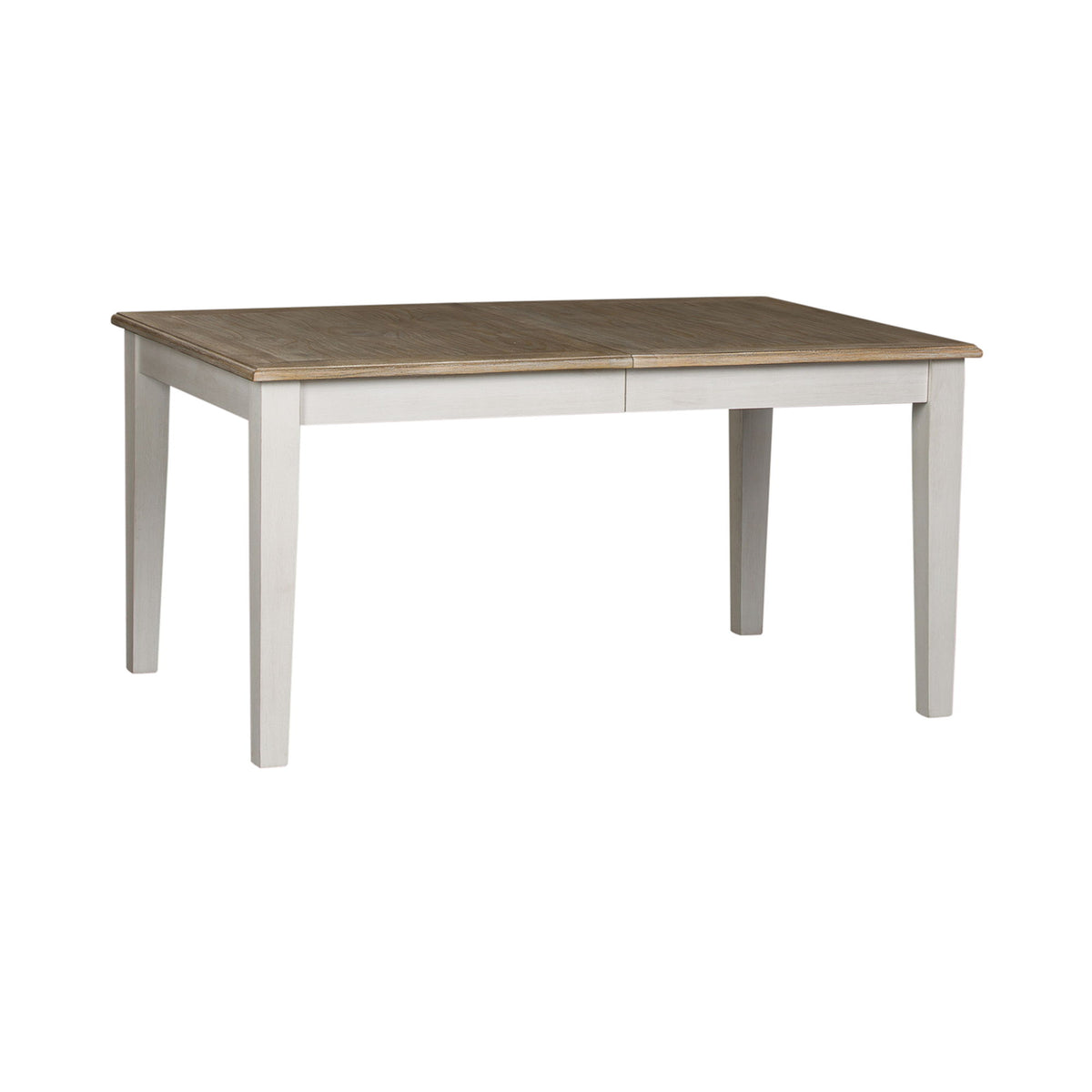 Summerville - Rectangular Leg Table - Soft White Wash / Wirebrushed Gray