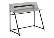 Computer Desk For Home Office, Laptop, Storage Shelves - Gray