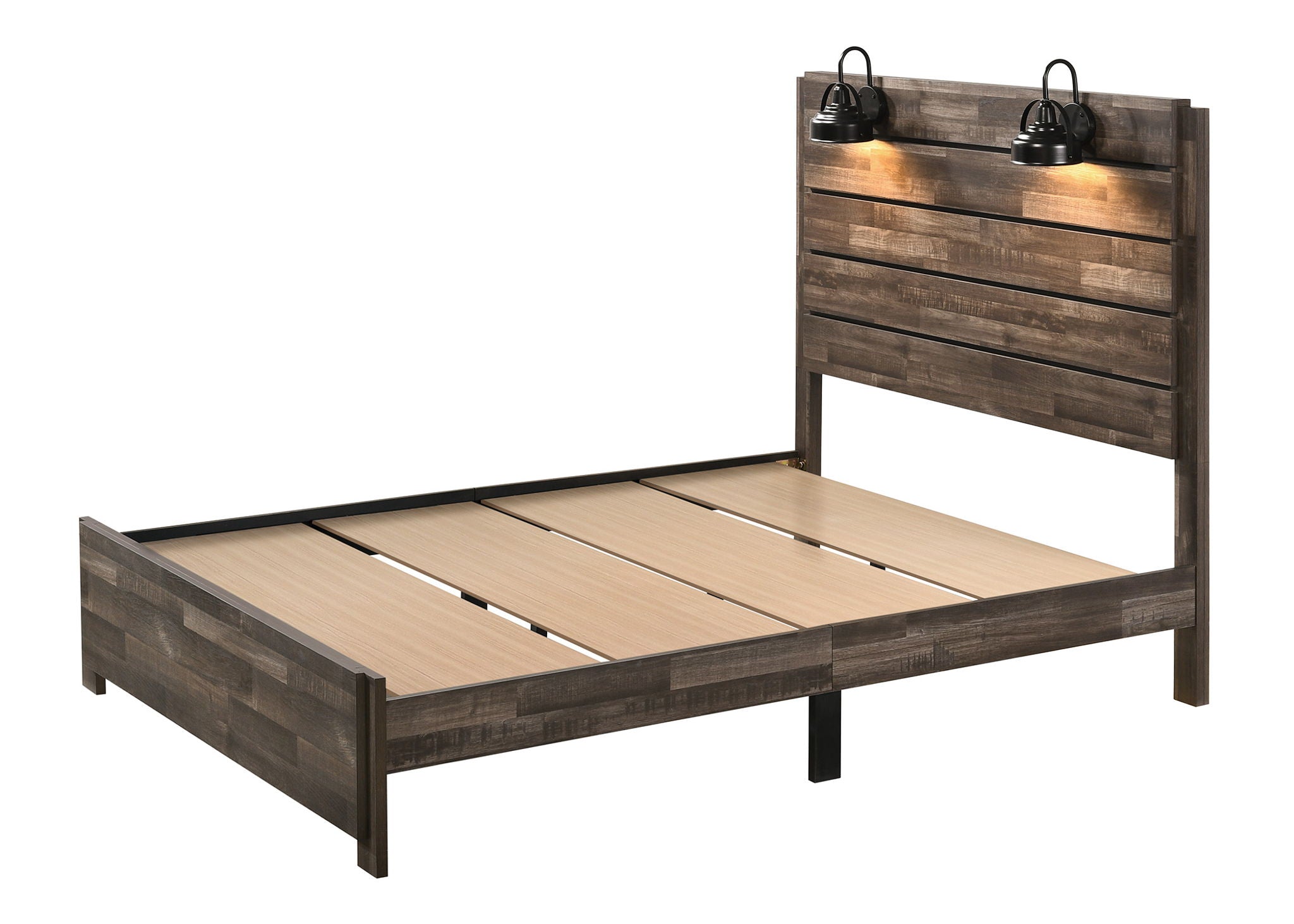 Carter - Queen 4 Piece Bedroom Set - Brown