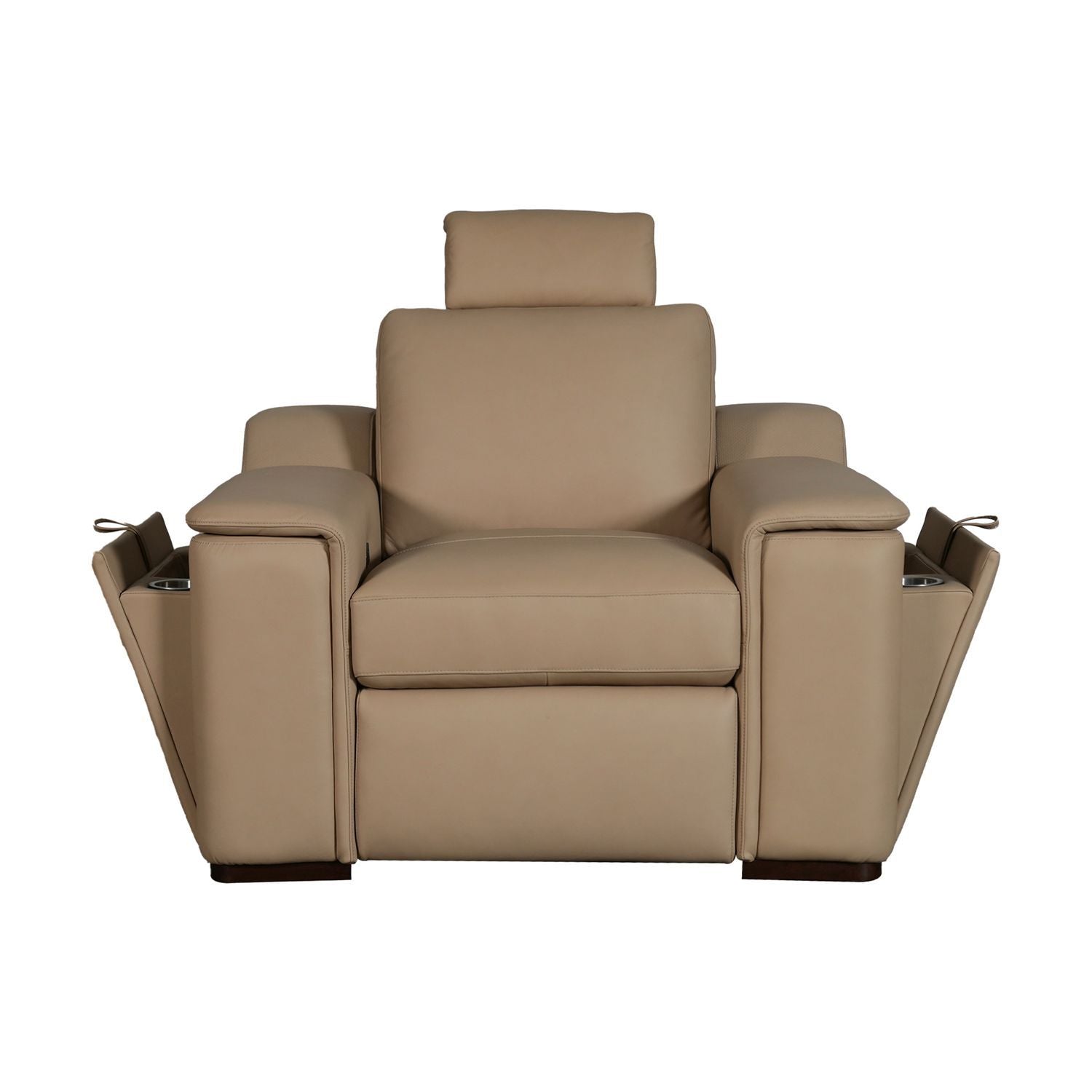 Armon - Loveseat With Power Footrest & ZG - Oslo Fawn