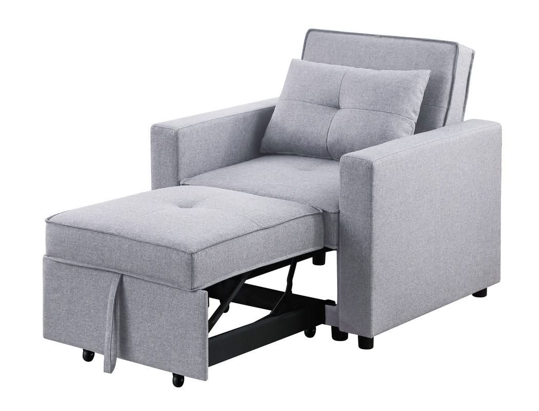 Zoey - Convertible Sleeper Chair With Side Pocket