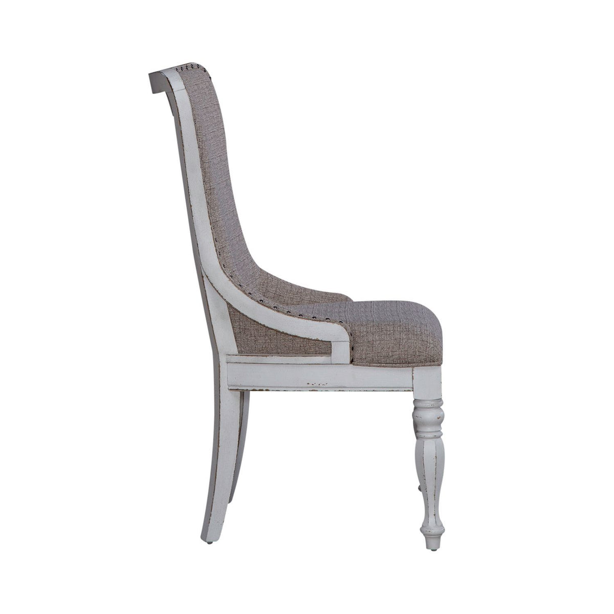 Magnolia Manor - Upholstered Wing Back Side Chair - Antique White
