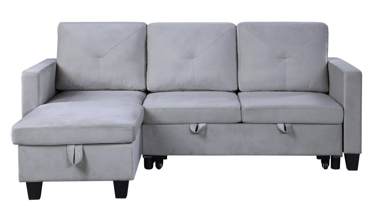Nova - Reversible Sleeper Sectional Sofa With Storage Chaise