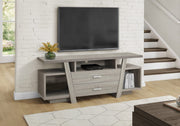 TV Stand, Console, Media Entertainment Center, Storage Drawers, Contemporary & Modern - Taupe
