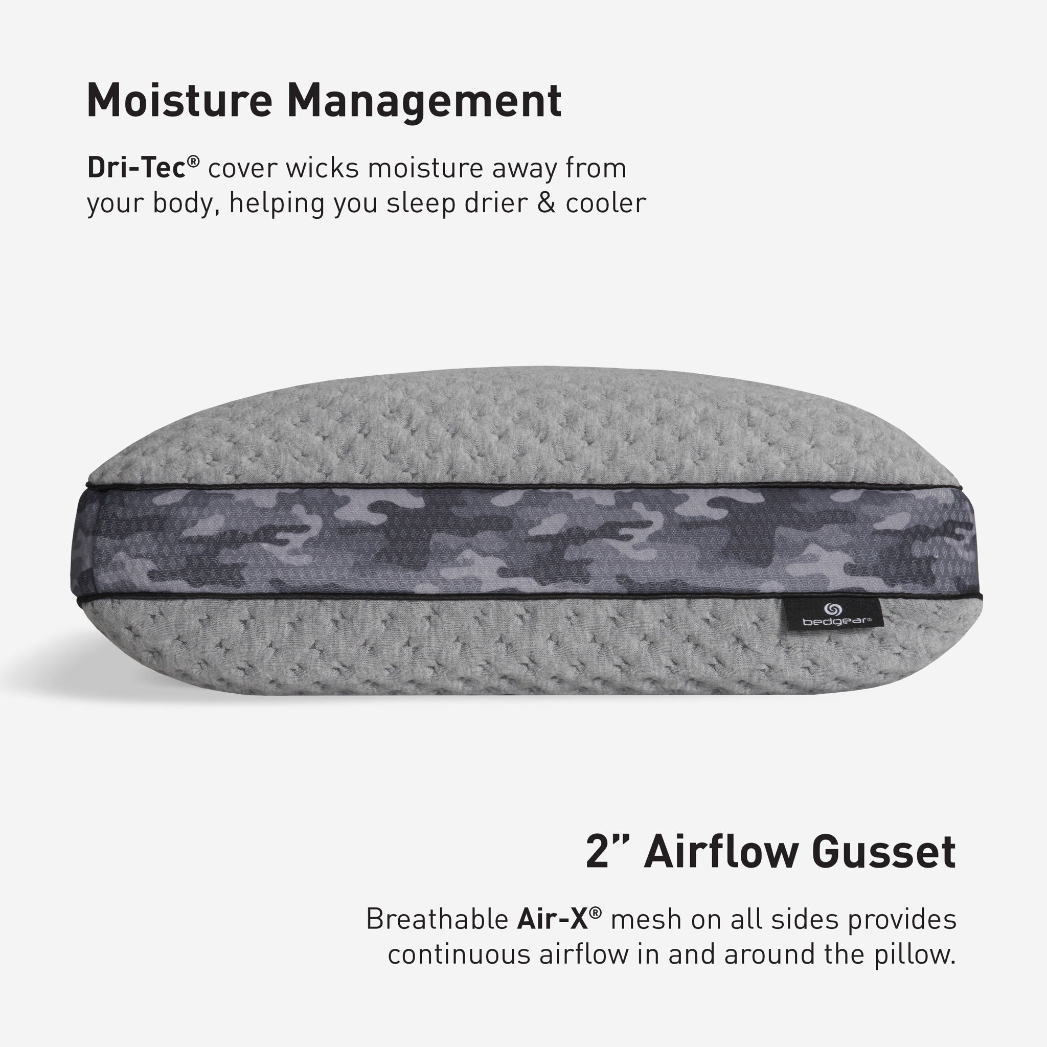 Quest Performance - Standard Medium-Soft Support Pillow For Warm Sleepers