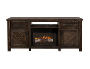 Dutton - Electric Fireplace - Rookwood Brown