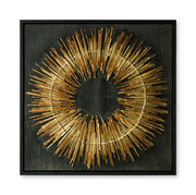 Buddins - Wall Art - Black / Gold Finish