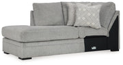 Casselbury - Laf Corner Chaise - Cement
