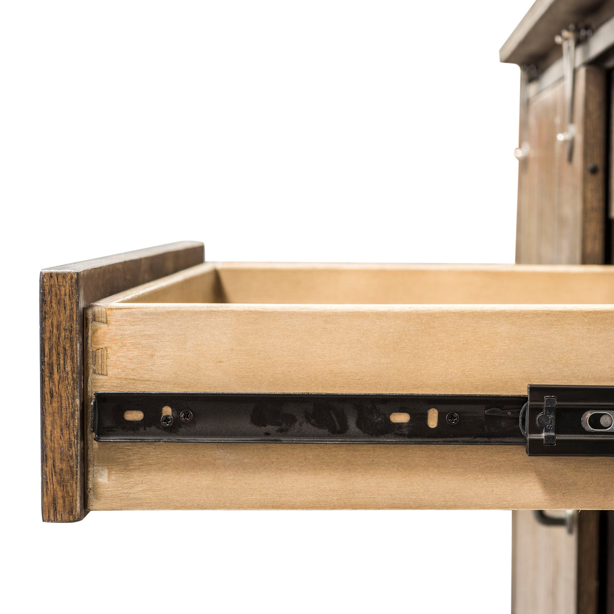 Stone Brook - Computer Credenza - Rustic Saddle