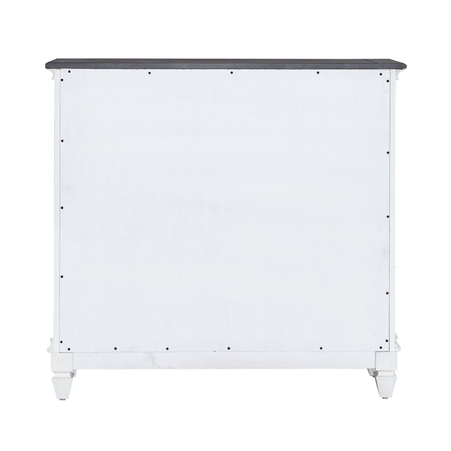 Allyson Park - Accent Hall Console - Wirebrushed White / Charcoal