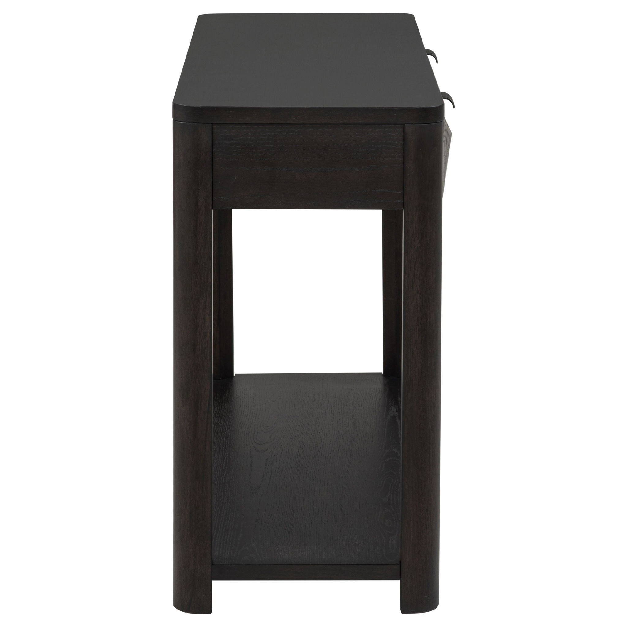 Marcelo Sofa Console Table with 2 Drawers and Shelf Coffee