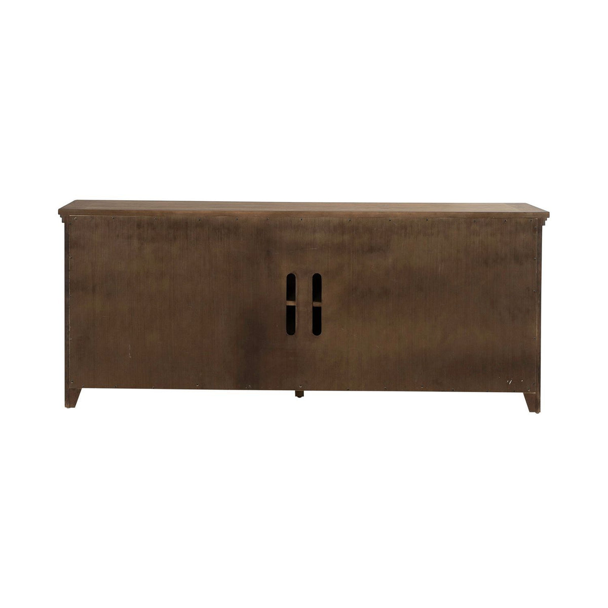 Carolina Park - 78" TV Console - Amber Brown