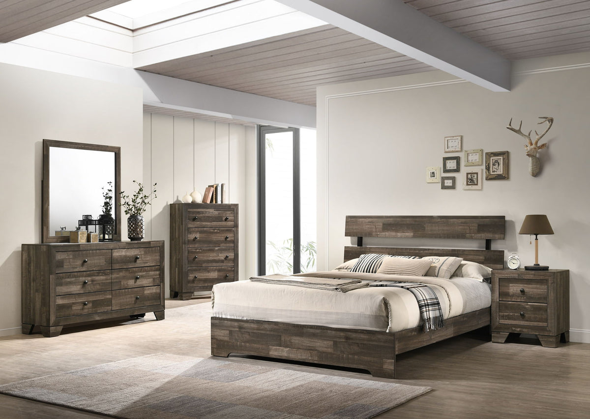Atticus - Nightstand - Brown