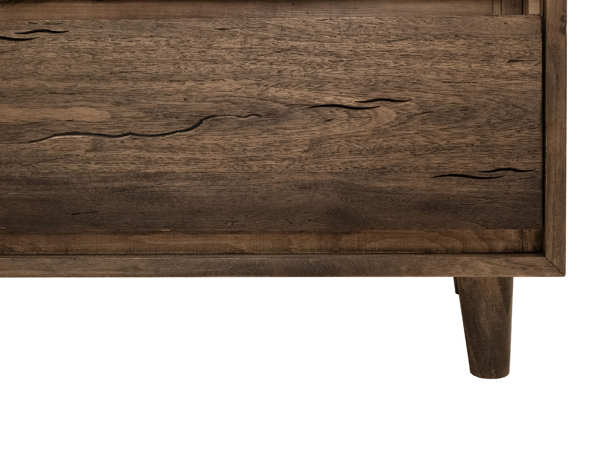 Savia - 3 Drawer & 2 Door Console - Brown