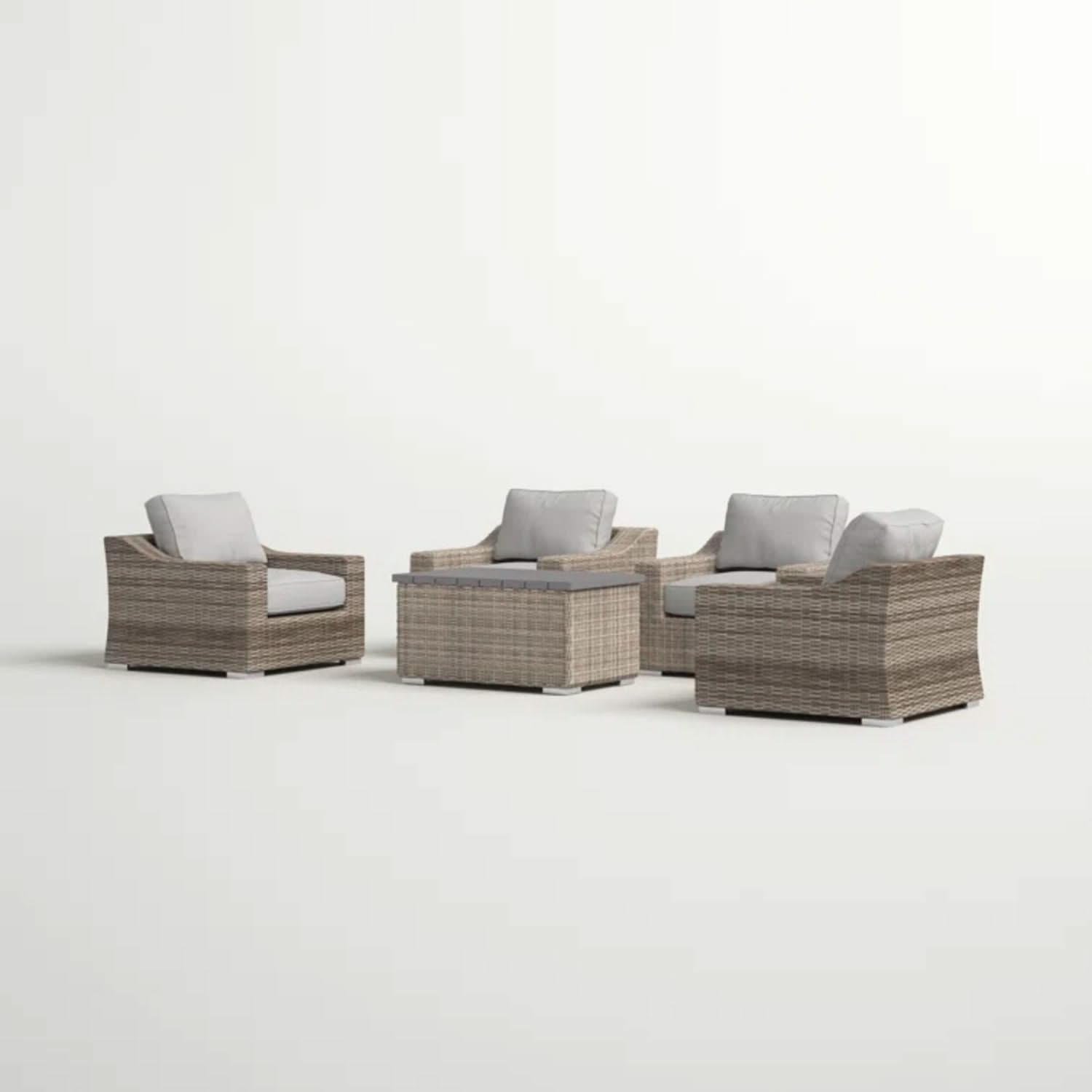 Stylish Sofa Seating Group With Cushions Perfect For Outdoor Gatherings