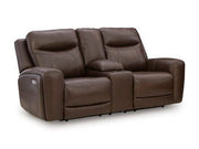 Gravier - Power Reclining Loveseat With Console / Adjustable Headrest - Cordova