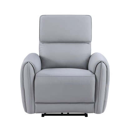Jeromie - Power Motion Recliner With USB Port - Gray
