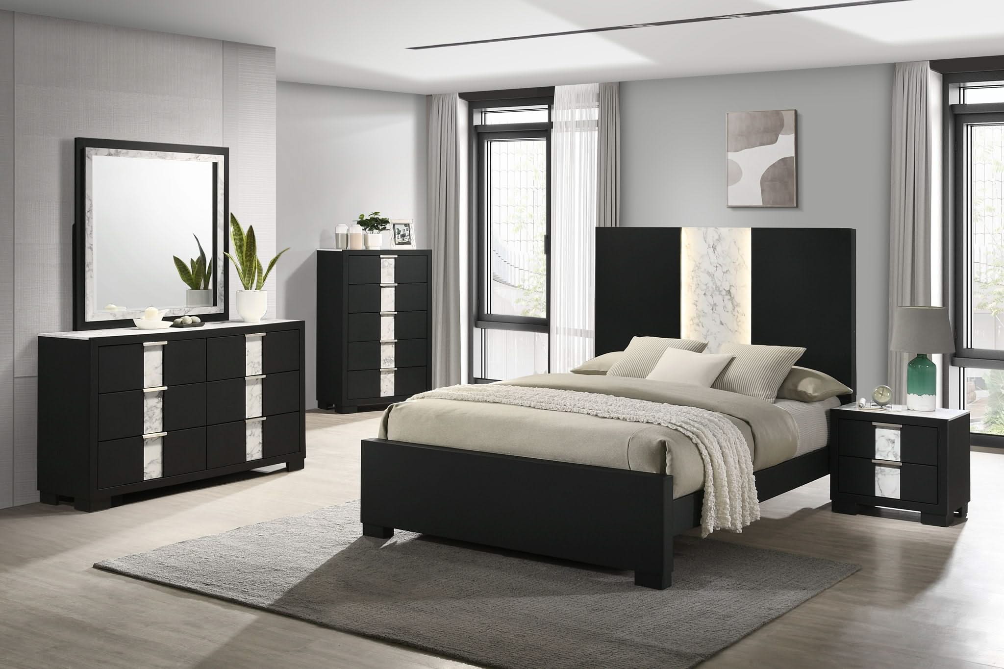 Rangley - Queen Bed - Black