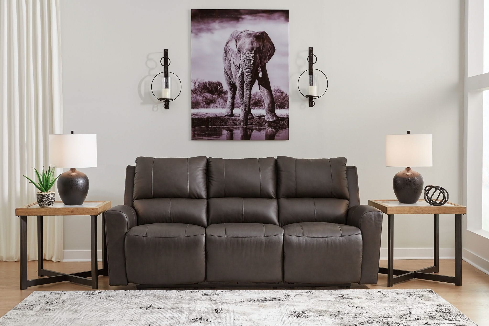 Boxmere - Reclining Power Sofa - Storm