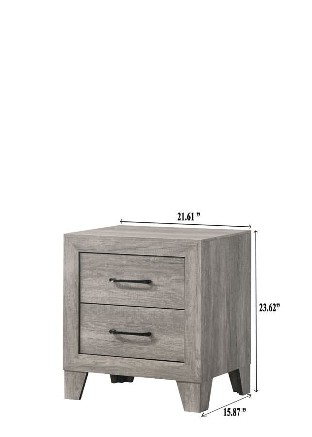 Hopkins - Nightstand - Gray