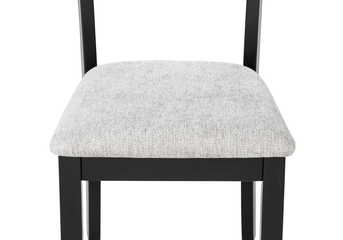 Lester - 6 Piece Dining Set With Bench - Light Gray