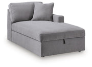 Modmax - RAF Corner Chaise With Storage - Granite