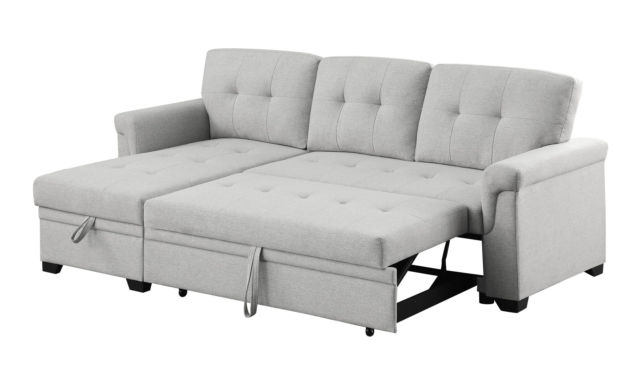 Hunter - Reversible Sleeper Sectional Sofa With Storage Chaise