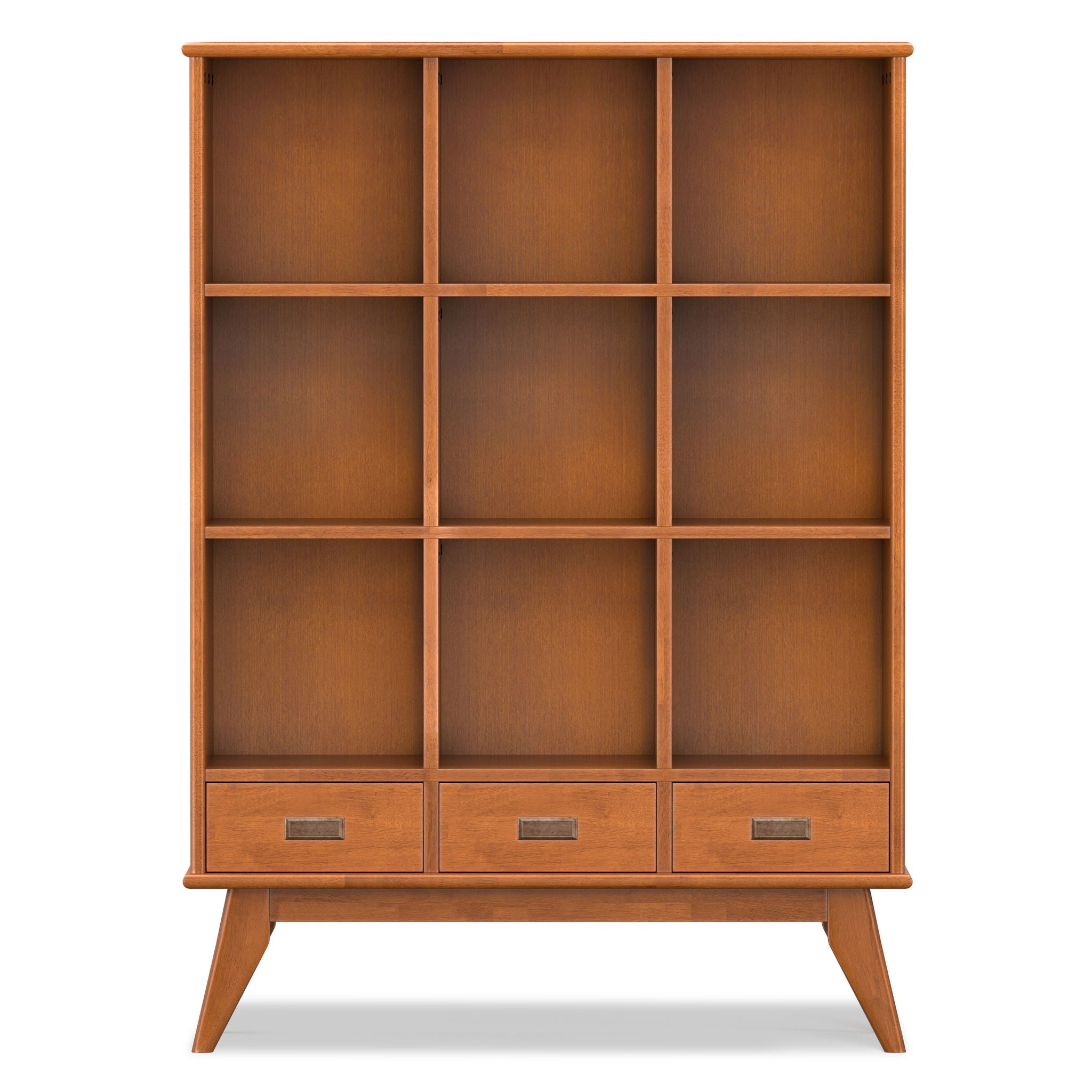 Draper - 9 Cube Storage With Drawers - Brown