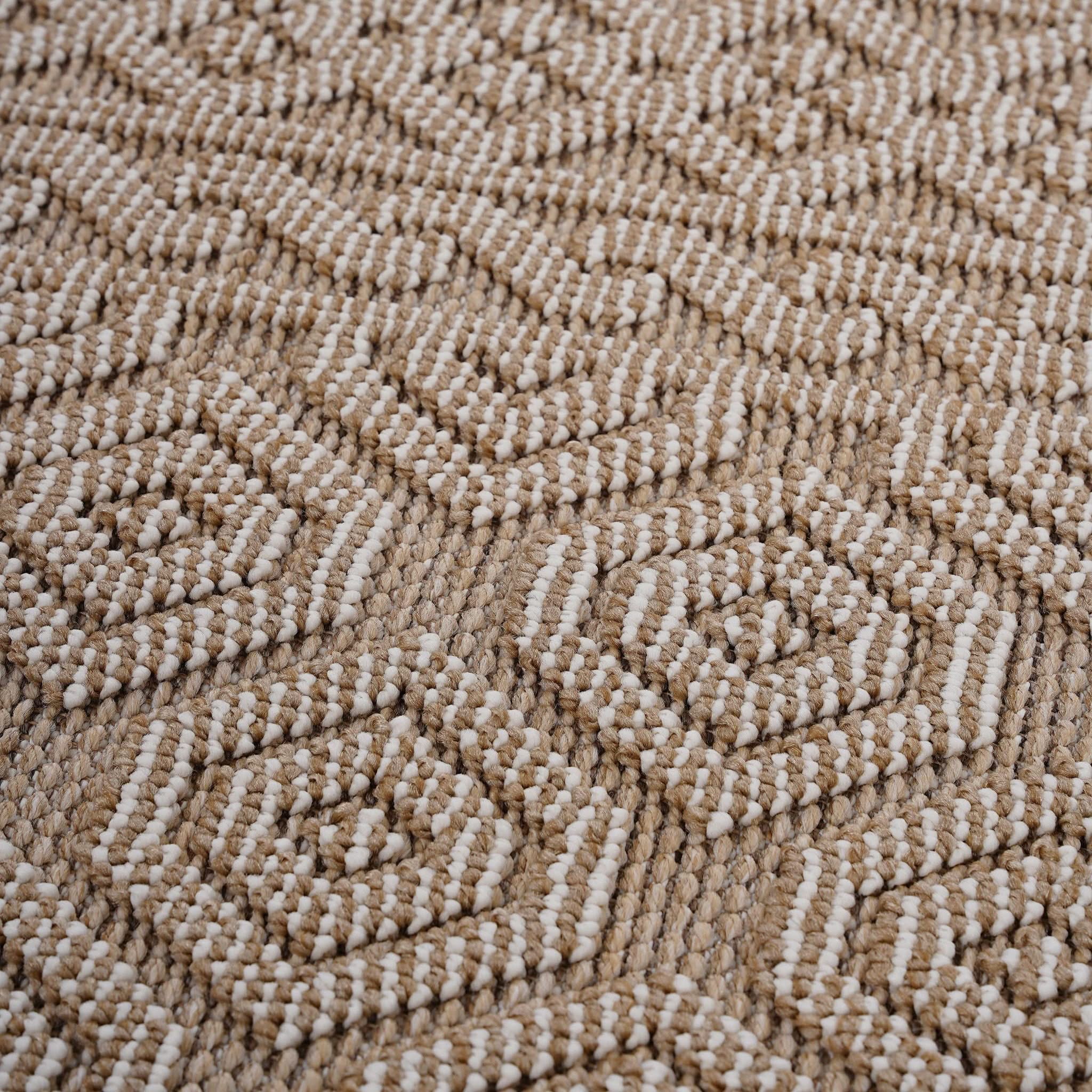 Guros - 8' X 10' Geometric Indoor / Outdoor Area Rug - Mocha