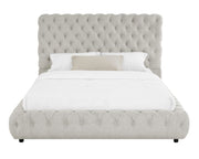 Flory - King Bed - Dove