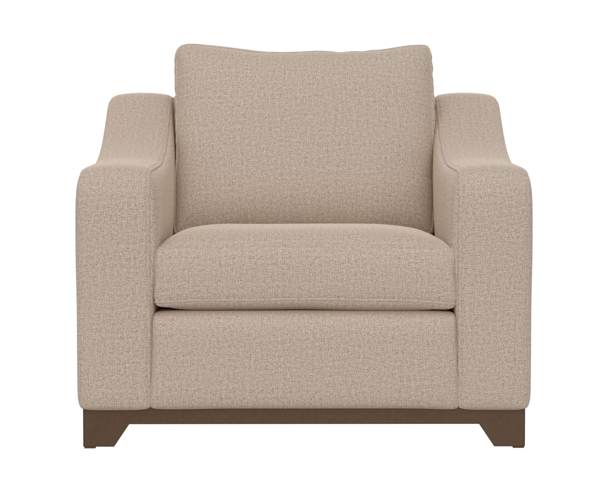 Natural Parota - Armchair - Capuccino Brown
