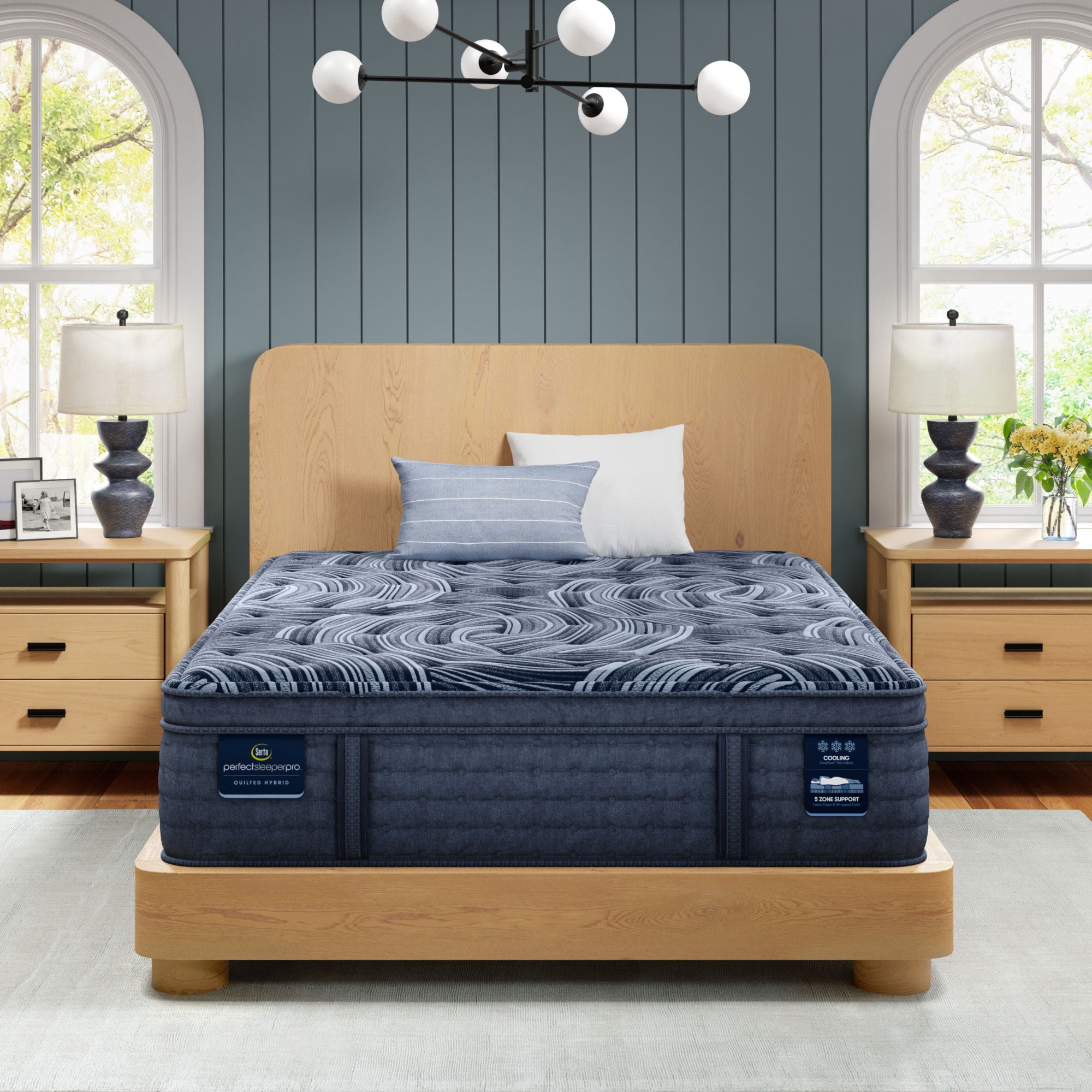 Perfect Sleeper Pro - 15" Valais Latex Hybrid Plush Pillow Top Mattress