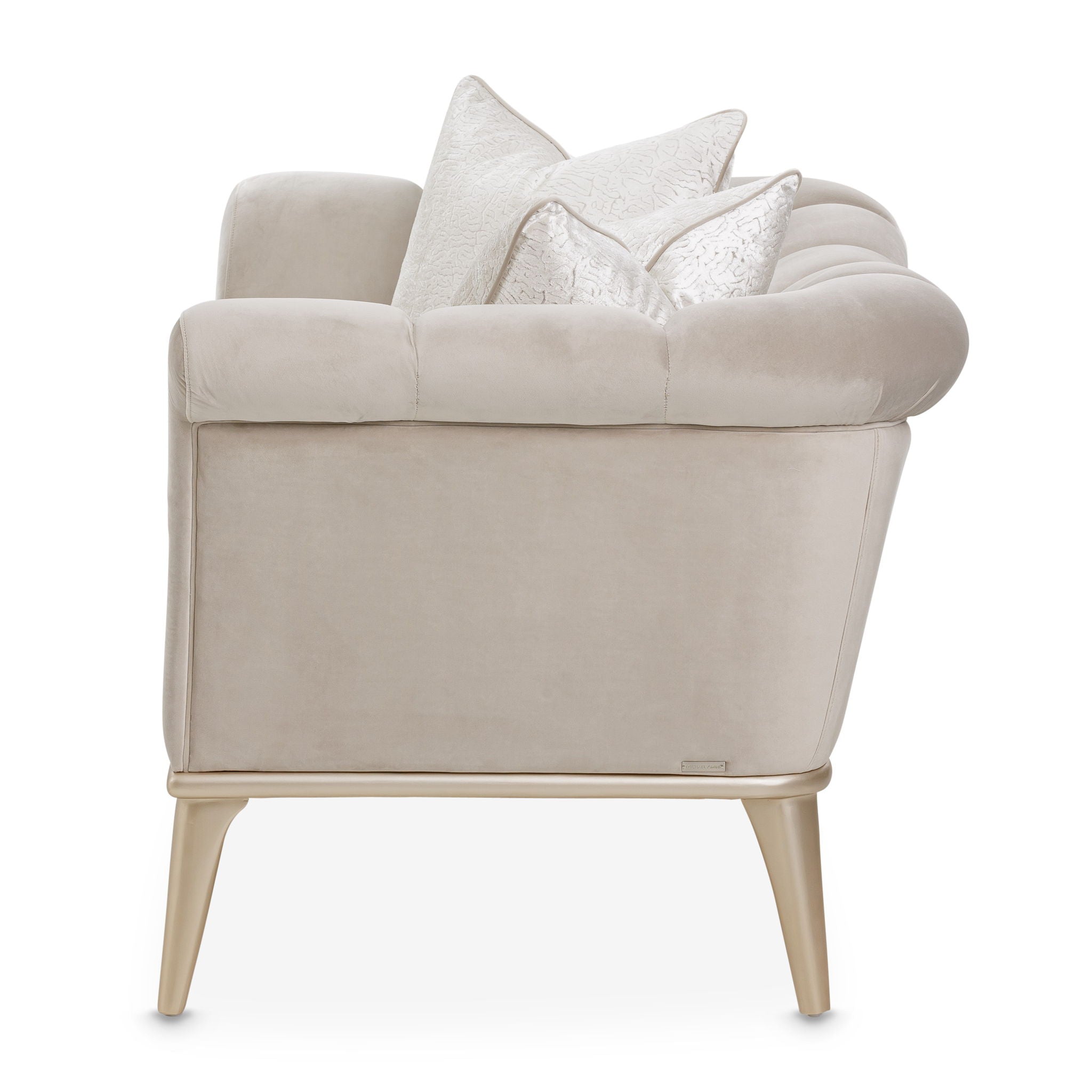 Yvette - Chair And A Half - Porcini / Medium Champagne